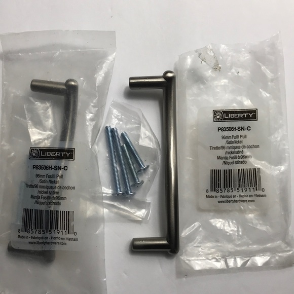 2 Liberty 96mm Fusilli Pull in Satin Nickel - Picture 8 of 8